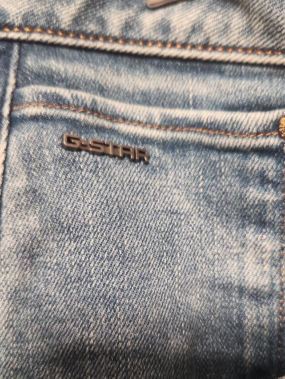 G-Star Raw Arc 3D Low Boyfriend WMN Tapeted Leg Blue Washed Jeans Size W33-L32 - Picture 6 of 13